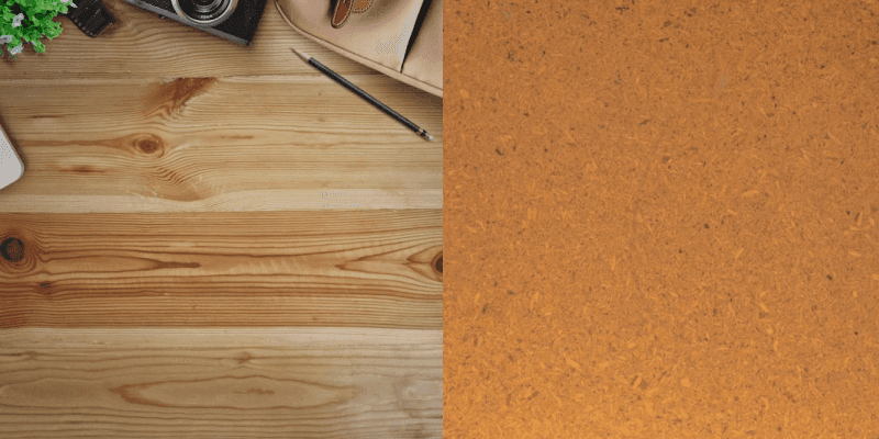 Comparison of different desktop materials