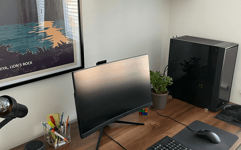 $500 ergonomic desk setup